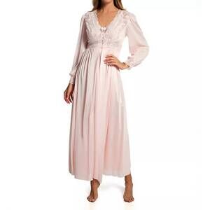 NEW SHADOWLINE LINGERIE long sleeve long coat in blush